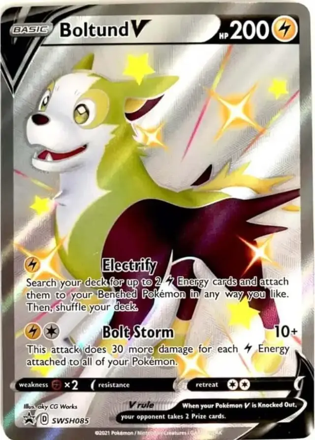 Boltund V - Pokemon Sword & Shield Promos #SWSH085