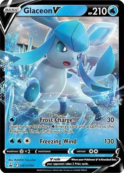 Glaceon V #SWSH196 - Pokemon Sword & Shield Promos