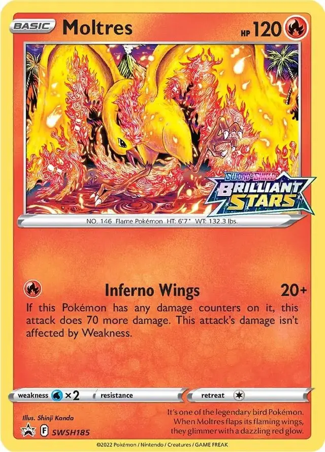 Moltres - Pokemon Sword & Shield Promos #SWSH185