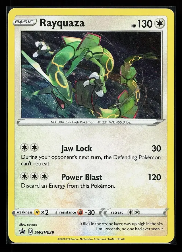 Rayquaza [Cosmos Holo] - Pokemon Sword & Shield Promos #SWSH029