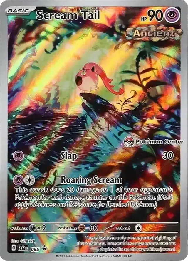 Scream Tail [Pokemon Center] - Pokemon Scarlet & Violet Promos #65