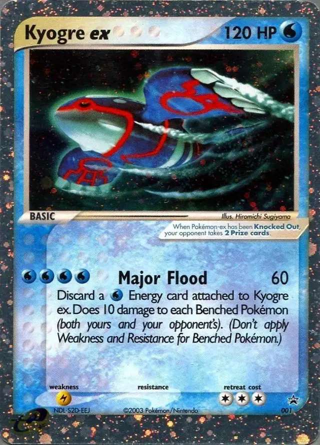 Kyogre EX [Holo] - Pokemon Nintendo Promos #1