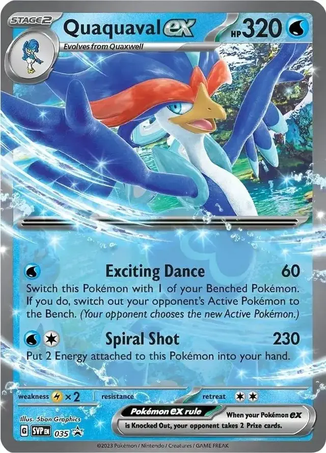 Quaquaval ex - Pokemon Scarlet & Violet Promos #35