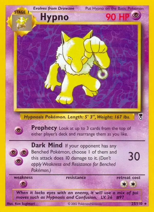 Hypno - Pokemon Legendary Collection #25