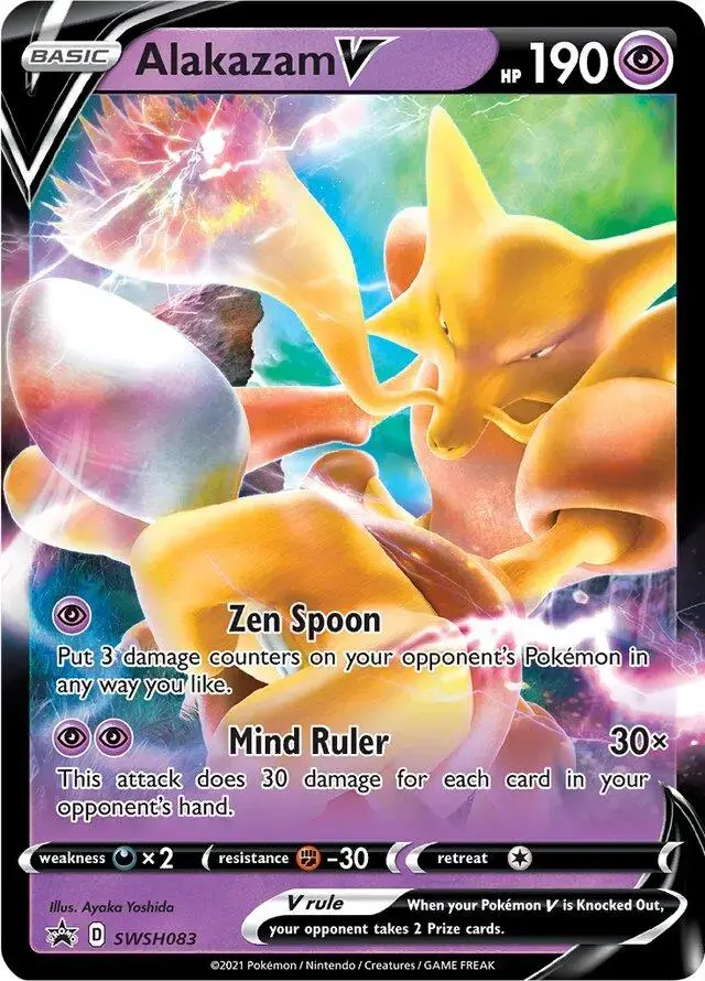Alakazam V - Pokemon Sword & Shield Promos #SWSH083