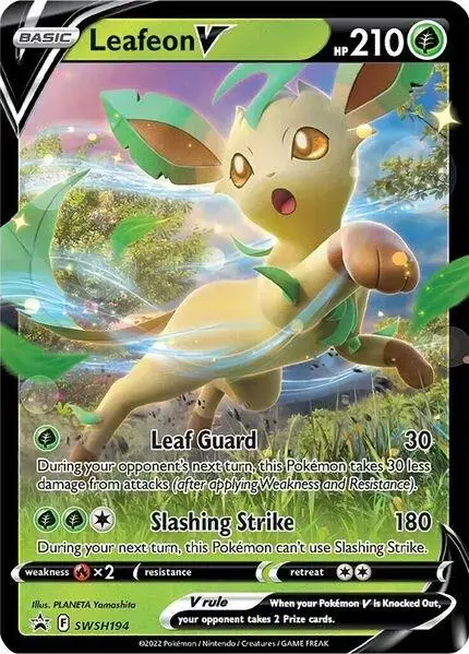 Leafeon V - Pokemon Sword & Shield Promos #SWSH194