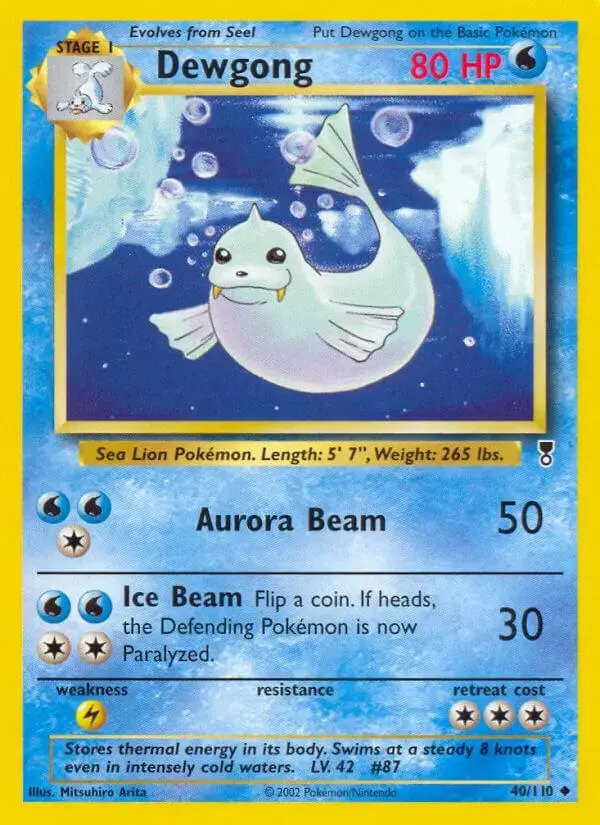 Dewgong - Pokemon Legendary Collection #40