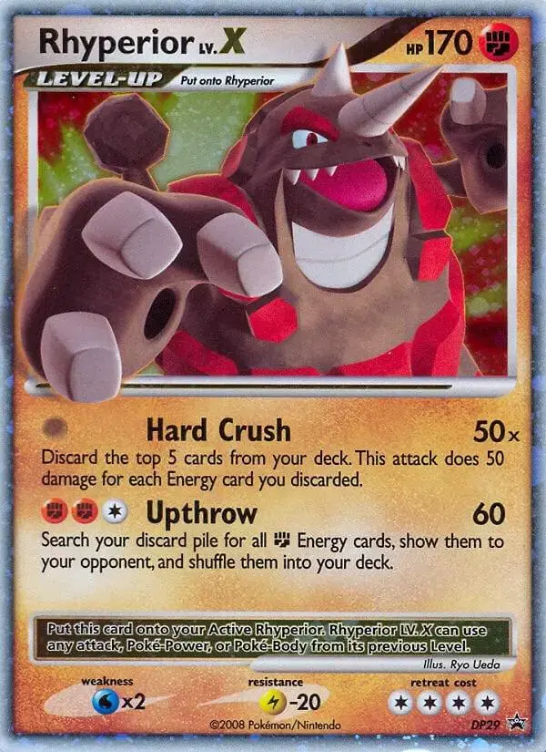 Rhyperior LV.X - Pokemon Diamond and Pearl Promos #DP29