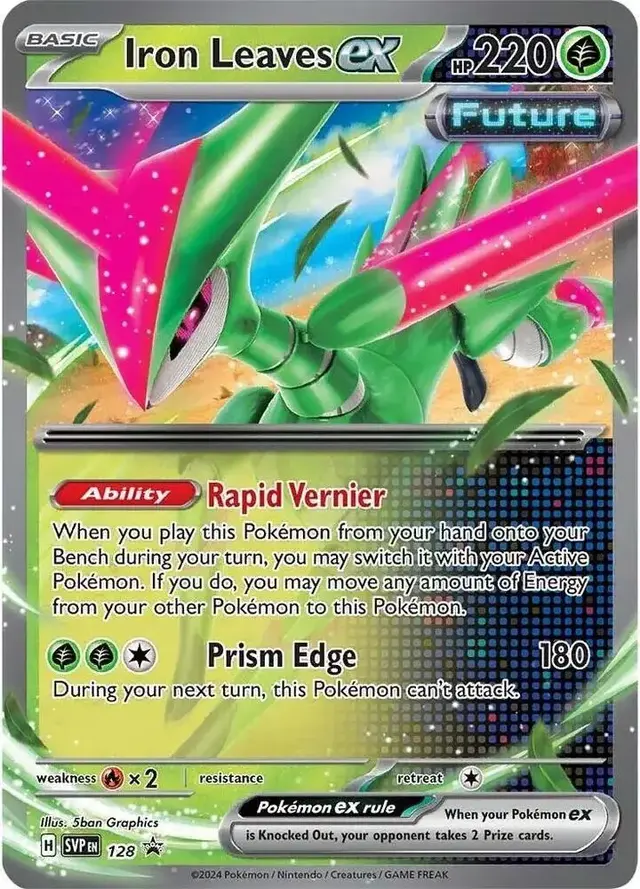 Iron Leaves Ex - Pokemon Scarlet & Violet Promos #128