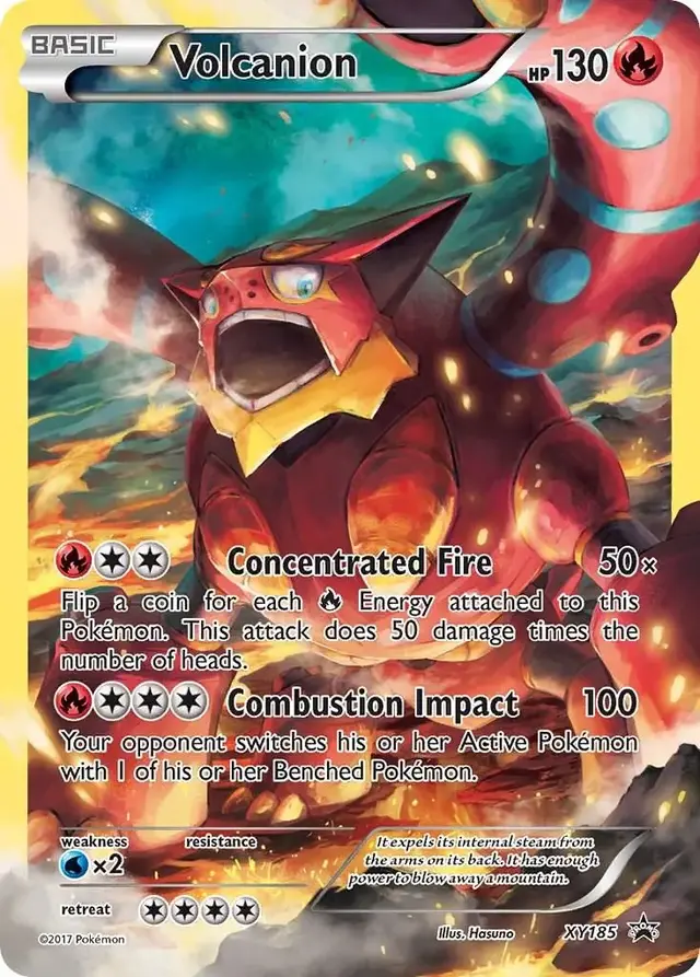Volcanion - Pokemon XY Promos #XY185