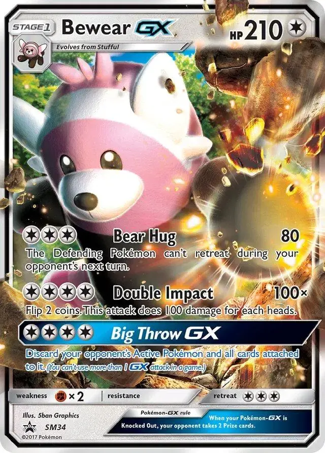 Bewear GX - Pokemon SM Promos #SM34