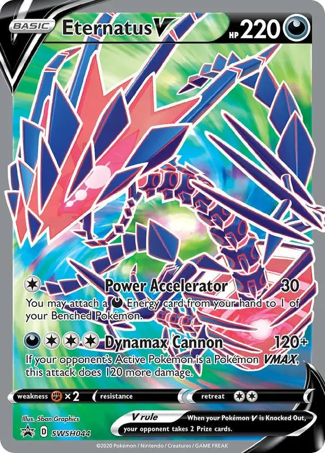 Eternatus V - Pokemon Sword & Shield Promos #SWSH044
