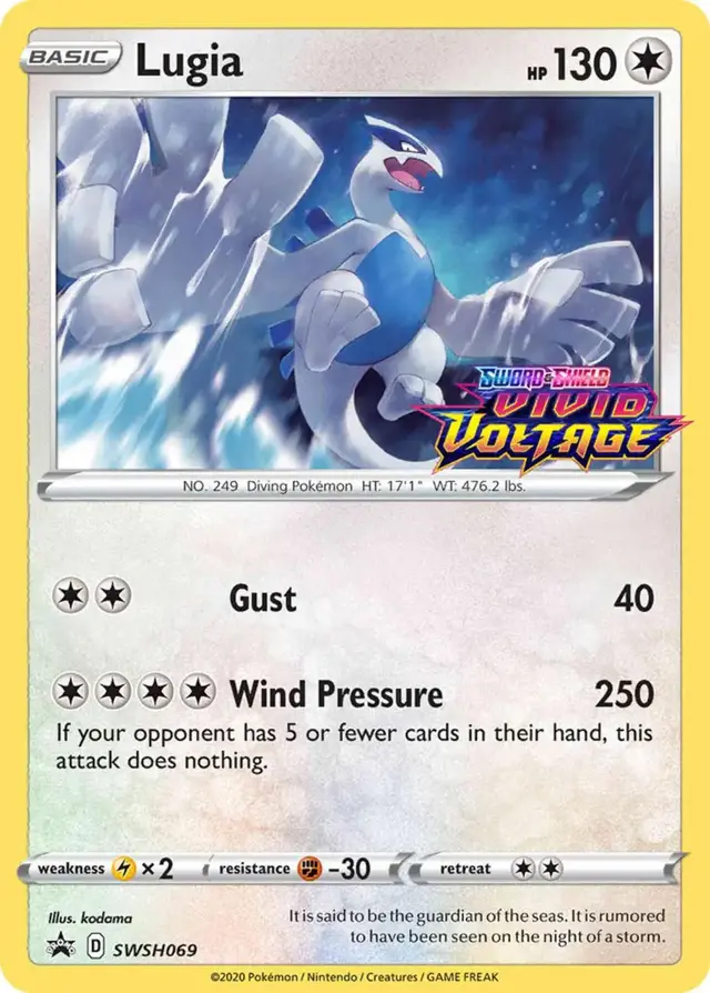 Lugia - Pokemon Sword & Shield Promos #SWSH069
