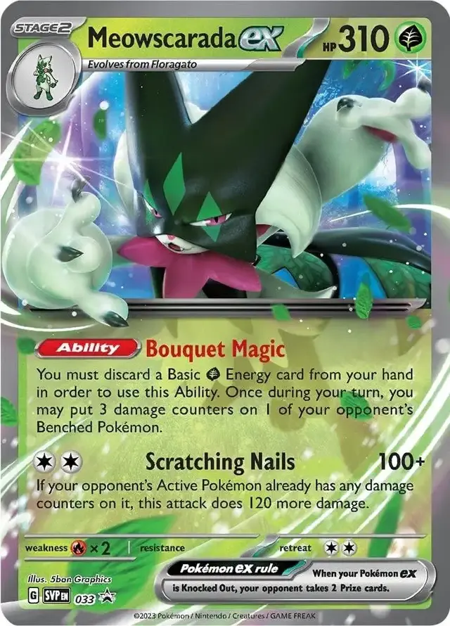 Meowscarada ex - Pokemon Scarlet & Violet Promos #33