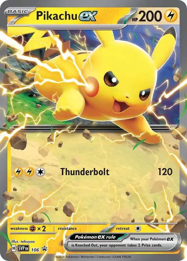 Pikachu Ex - Pokemon Promo #106
