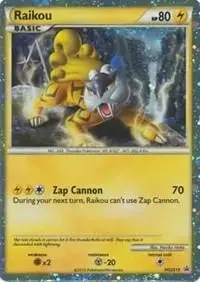 Raikou - Pokemon HGSS Promos #HGSS19