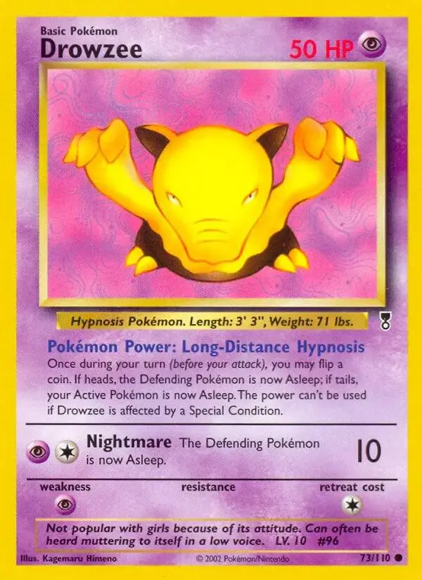 Drowzee - Pokemon Legendary Collection #73