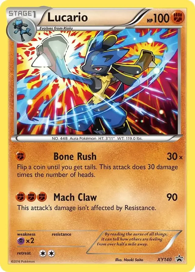 Lucario - Pokemon XY Promos #XY140