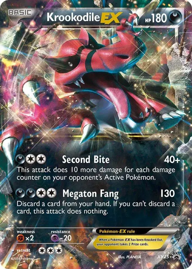 Krookodile EX - Pokemon XY Promos #XY25