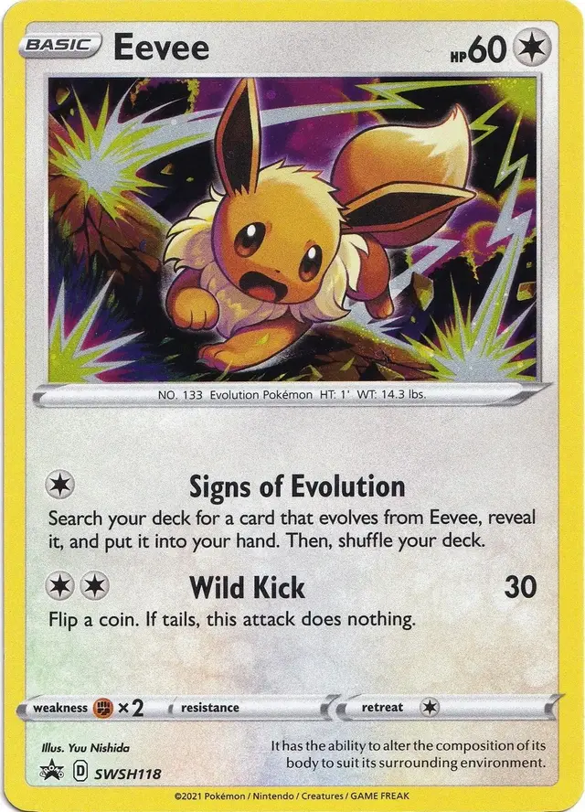 Eevee - Pokemon Sword & Shield Promos #SWSH118