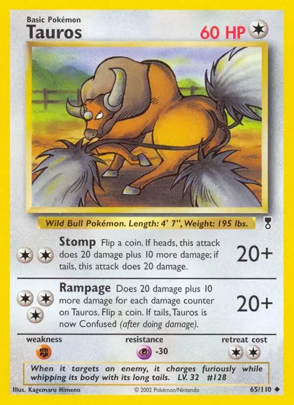 Tauros - Pokemon Legendary Collection #65