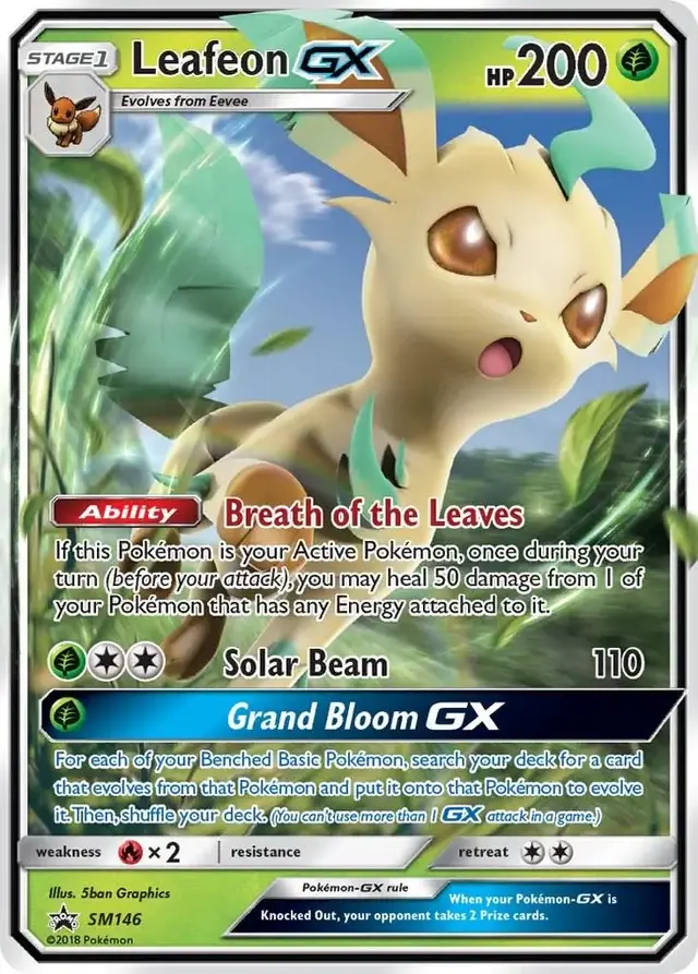 Leafeon GX - Pokemon SM Promos #SM146