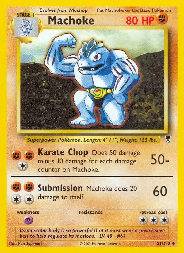 Machoke - Pokemon Legendary Collection #51