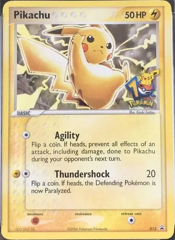 Pikachu [Journey Across America] - Pokemon Promo #12