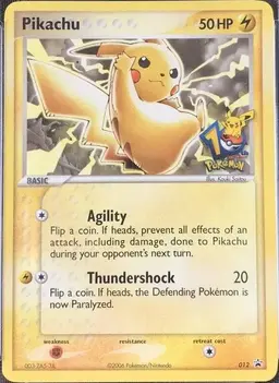 Pikachu [Journey Across America] #12 - Pokemon Promo