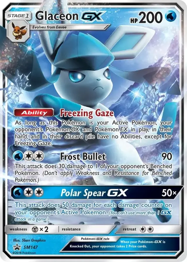Glaceon GX - Pokemon SM Promos #SM147
