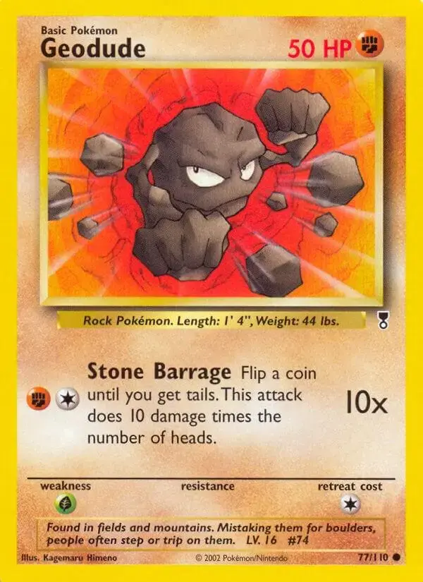 Geodude - Pokemon Legendary Collection #77