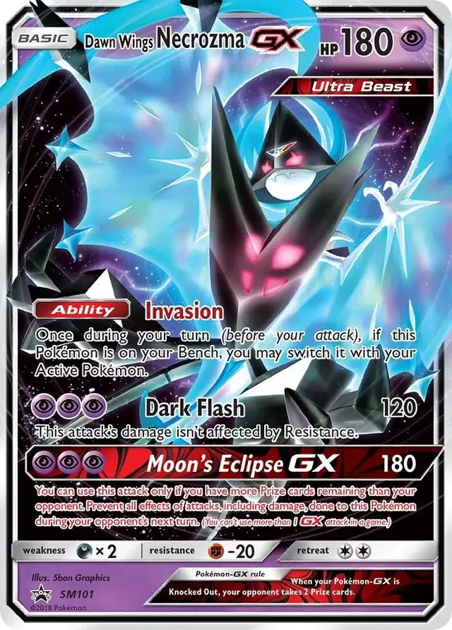 Dawn Wings Necrozma GX - Pokemon SM Promos #SM101