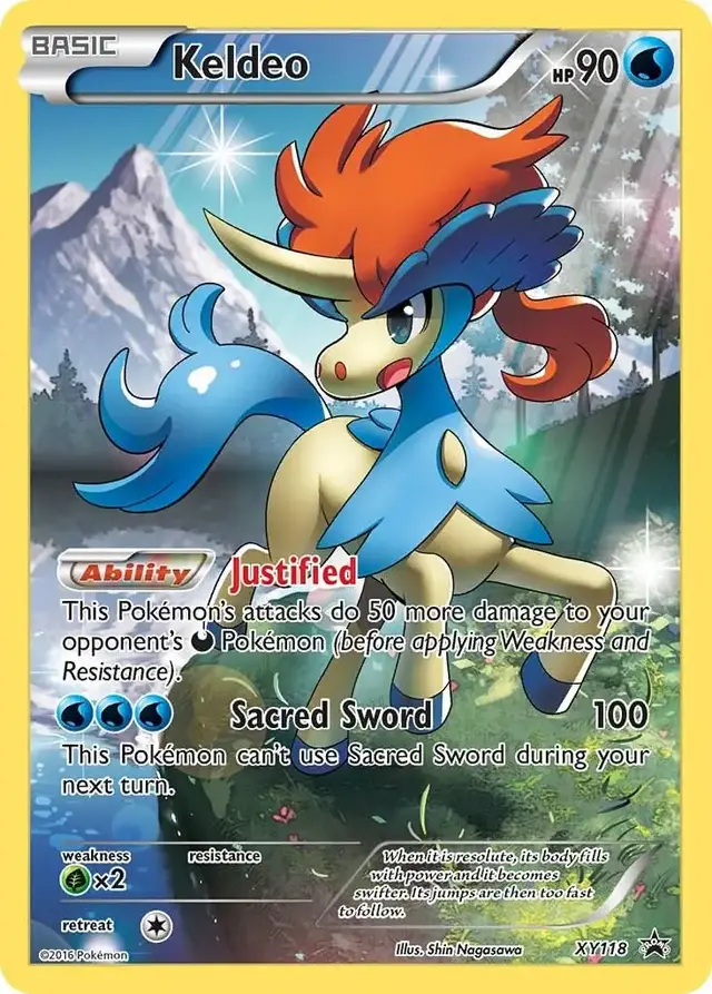 Keldeo - Pokemon XY Promos #XY118
