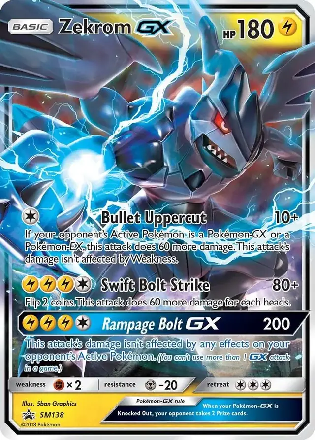 Zekrom GX - Pokemon SM Promos #SM138