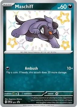 Maschiff - Pokemon Scarlet & Violet Promos