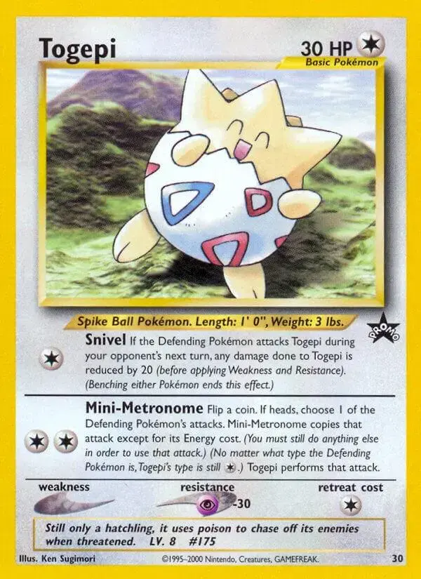 Togepi - Pokemon WoTC Promos #30