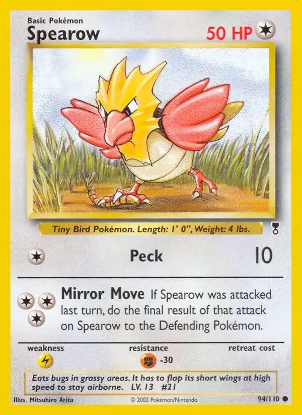 Spearow - Pokemon Legendary Collection #94