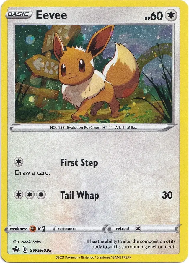 Eevee - Pokemon Sword & Shield Promos #SWSH095