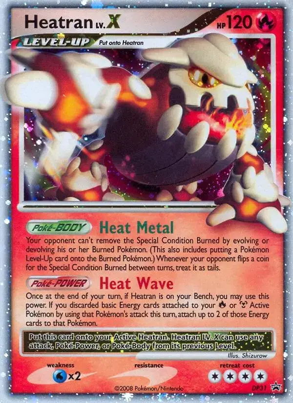 Heatran LV.X - Pokemon Diamond and Pearl Promos #DP31