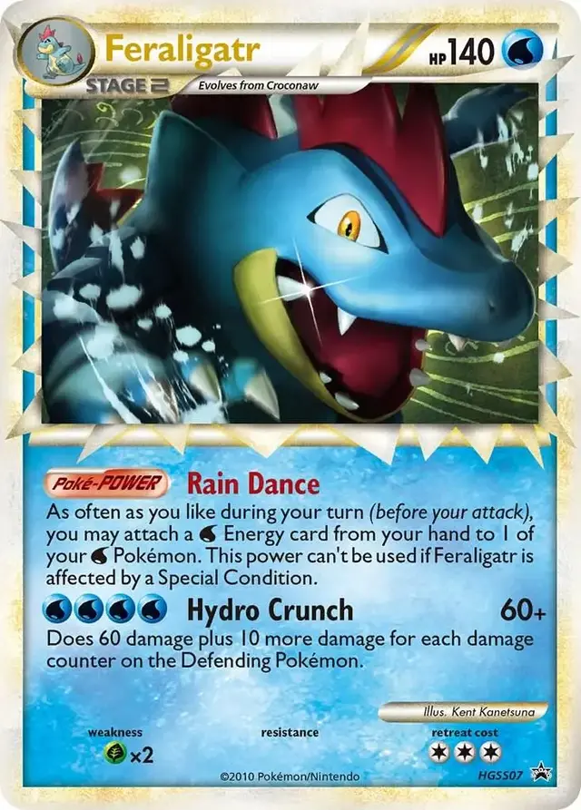 Feraligatr Prime - Pokemon HGSS Promos #HGSS07