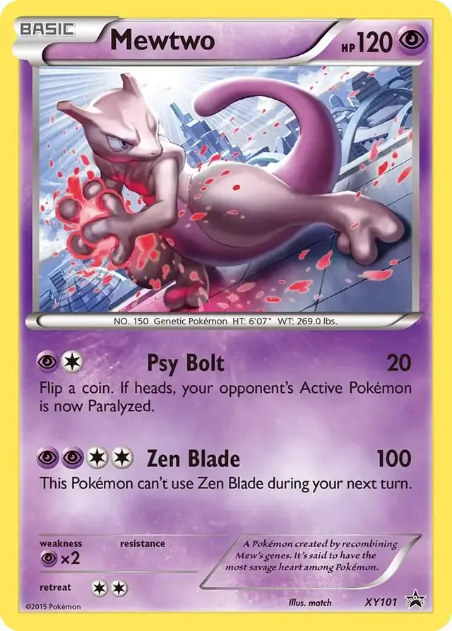 Mewtwo - Pokemon XY Promos #XY101