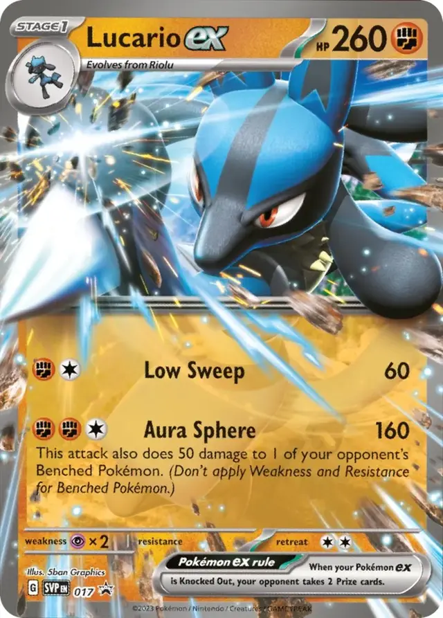 Lucario ex - Pokemon Scarlet & Violet Promos #17