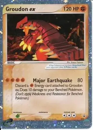 Groudon EX [Holo] - Pokemon Nintendo Promos #2