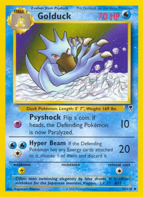 Golduck - Pokemon Legendary Collection #43