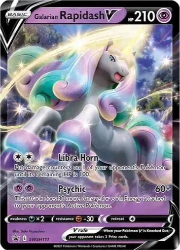 Galarian Rapidash V - Pokemon Sword & Shield Promos #SWSH111