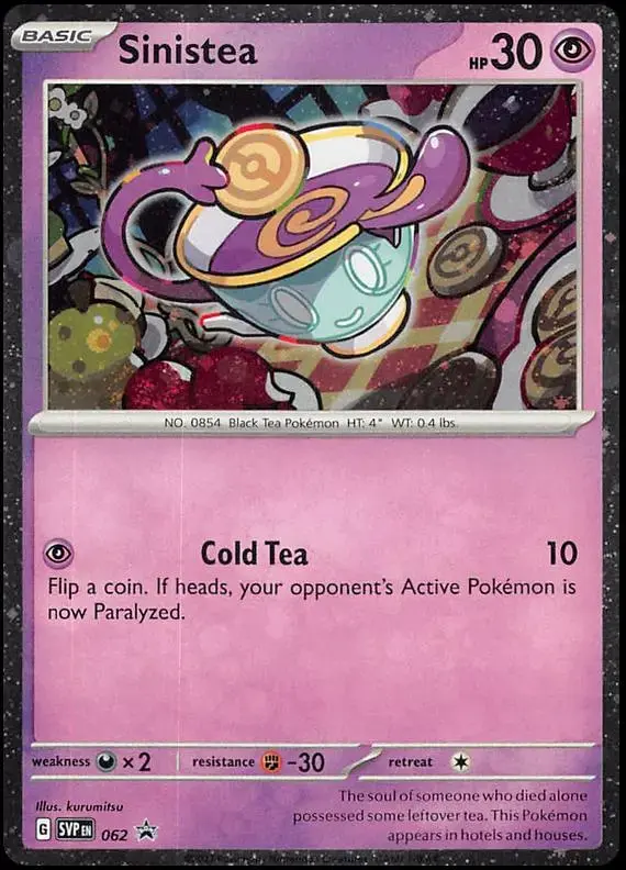 Sinistea - Pokemon Scarlet & Violet Promos #62