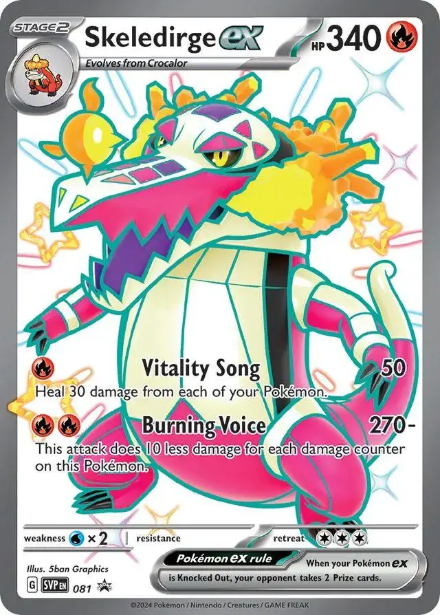 Skeledirge ex - Pokemon Scarlet & Violet Promos #81