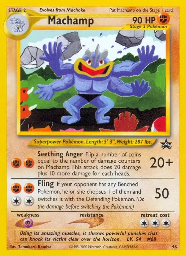 Machamp - Pokemon WoTC Promos #43