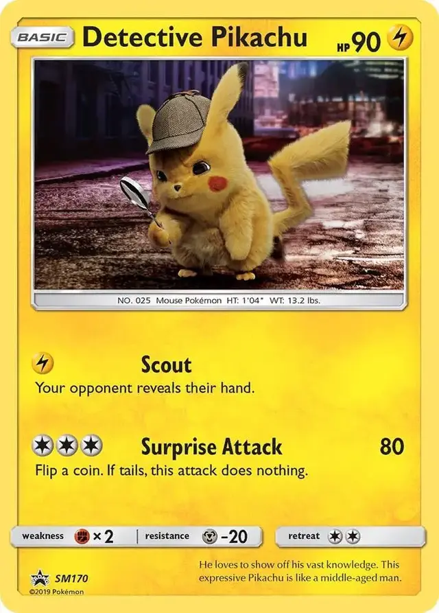 Detective Pikachu - Pokemon SM Promos #SM170