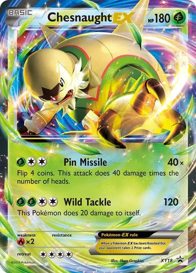 Chesnaught EX - Pokemon XY Promos #XY18